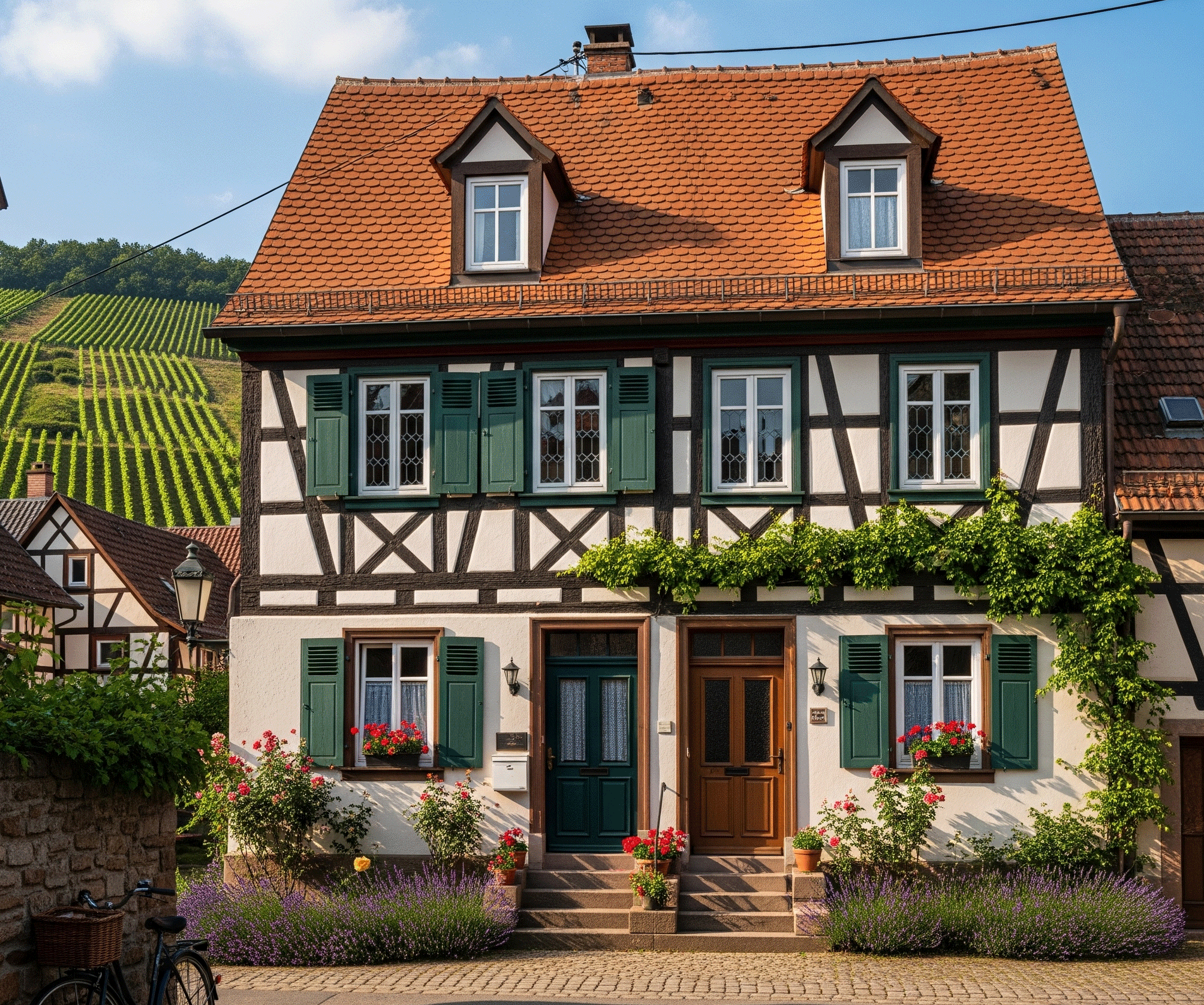 2 fam. Haus in wundervollem Weinanbaugebiet